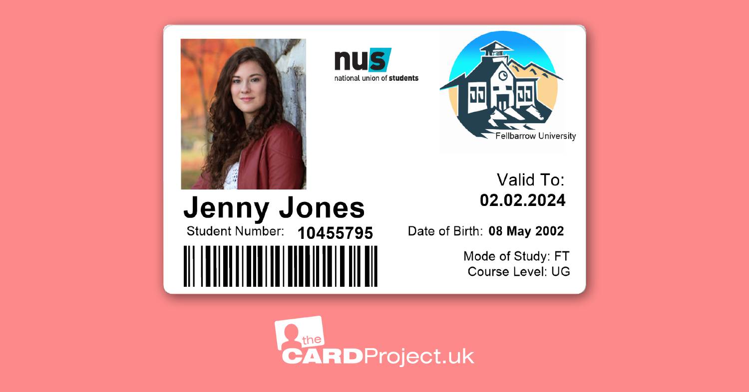 UK University Student ID Card, Cosplay, Film and Television Prop 